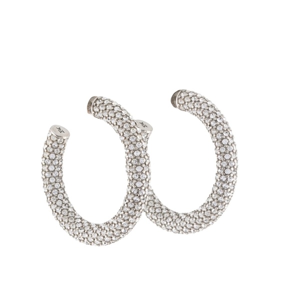 Aminah Muaddi Cameron Hoop Earrings - Picture 5 of 16